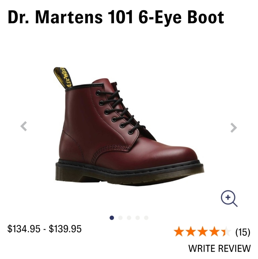 Dr. Martens- 101 6 Eye Combat Boot